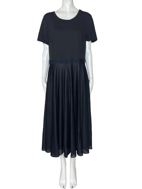 Vestido Karl Lagerfeld Mallas Negro-Talla L