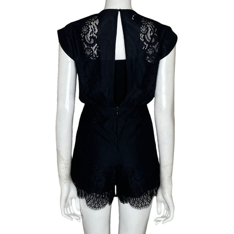 Romper Maje Encaje Negro-Talla 34