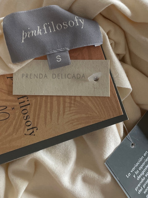 Vestido Pinkfilosofy Orchis Beige-Talla S