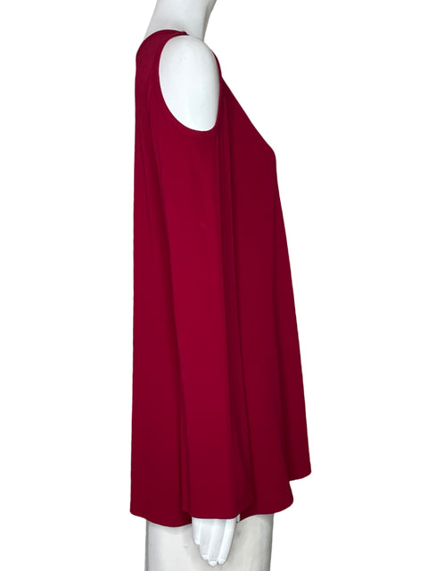 Blusa Karen Kane Mangas Fluido Rojo-Talla M