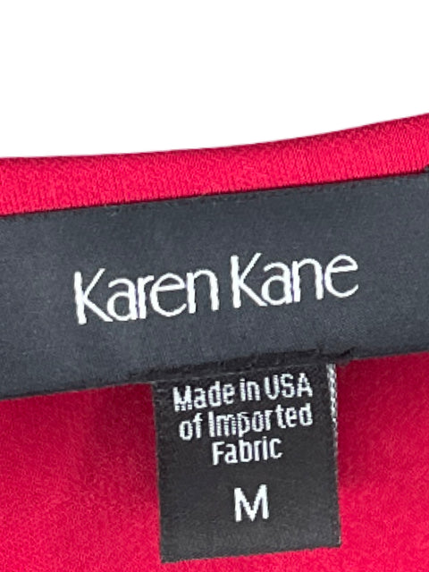 Blusa Karen Kane Mangas Fluido Rojo-Talla M