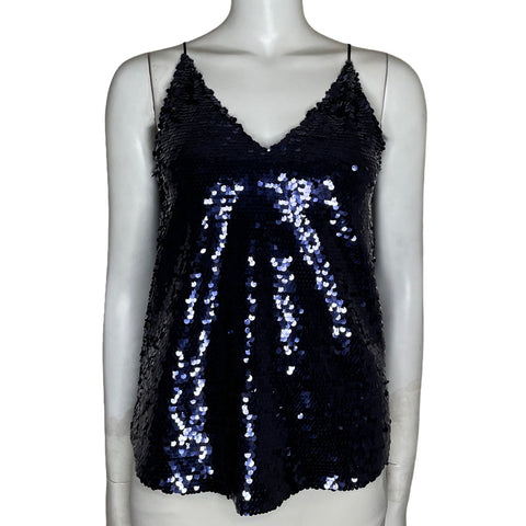 Top Tesoro TPS Lentejuelas Morado-Talla U