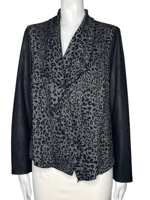 Chaqueta Conrad C Animal Print Negro-Talla 6