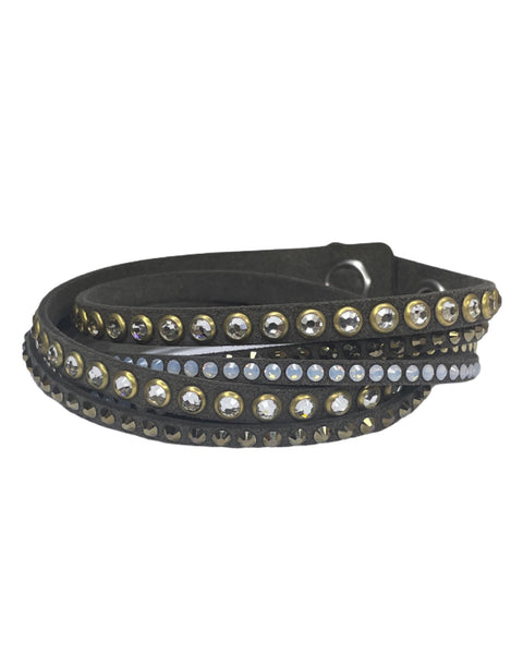 Brazalete Swarovski Rock Gris-Talla U