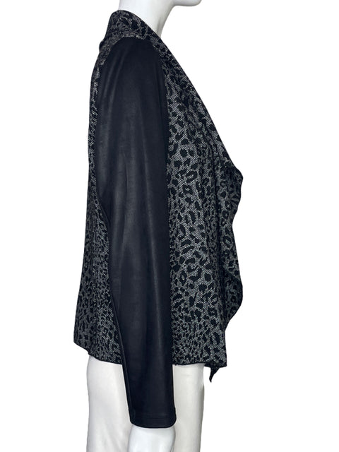 Chaqueta Conrad C Animal Print Negro-Talla 6