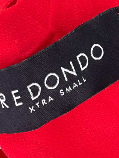 Vestido Redondo Mangas Larga Rojo - Talla S