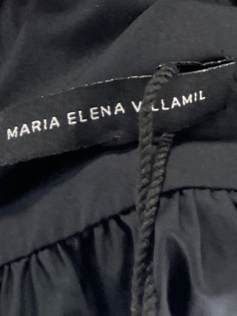 Vestido Maria Elena Villamil Vuelos Negro - Talla U