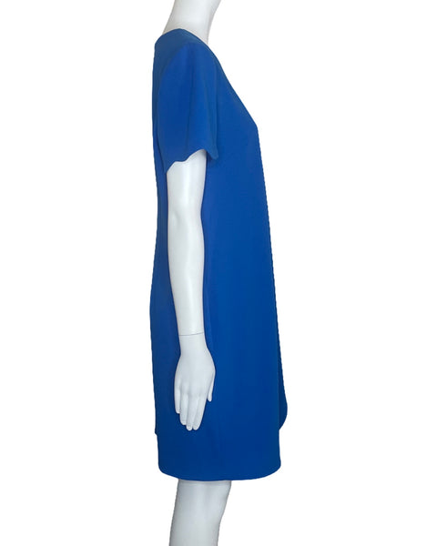 Vestido Maggy London Midi Manga Corta Azul-Talla 8