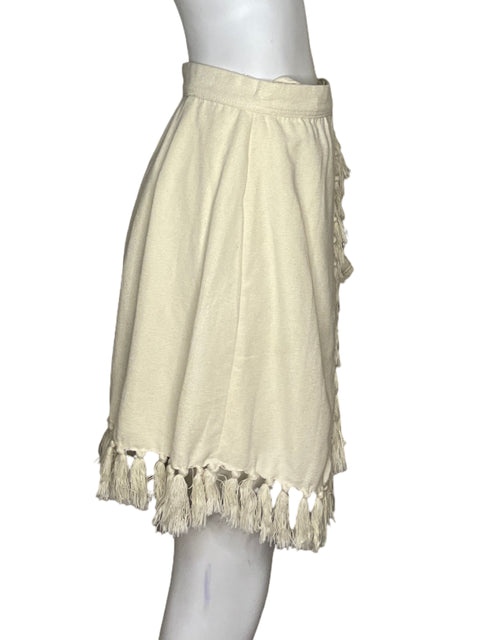 Falda Bamboleira Envolvente Beige - Talla S/M