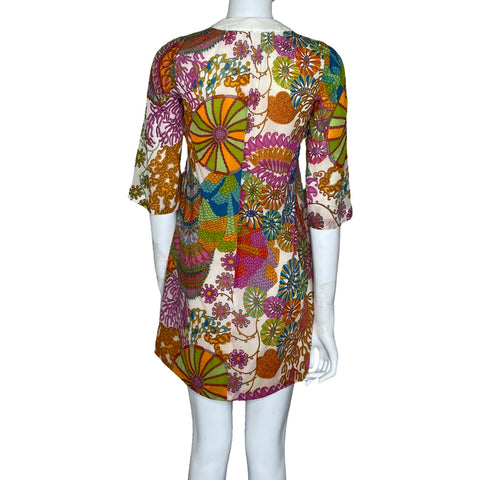 Túnica Trina Turk Estampada Blanco-Talla U