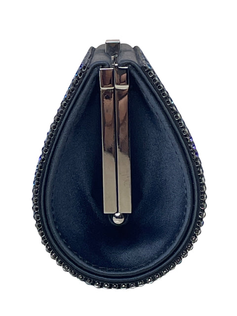 Bolso Swarovski Pedreria Minaudiere Dorado-Talla U