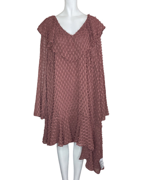 Vestido Asos Asimetrico Rosado-Talla 16
