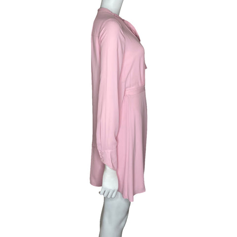 Vestido BCBG Manga Larga Rosado-Talla XXS