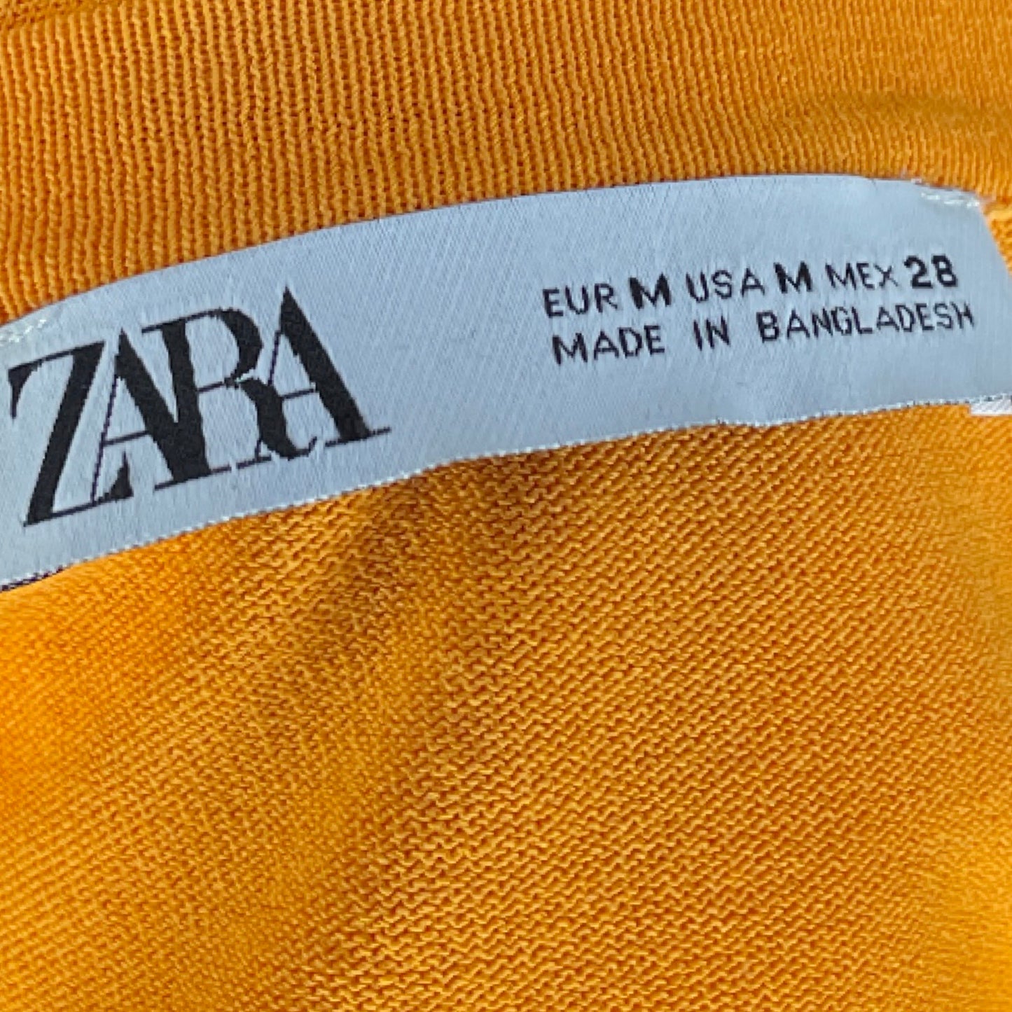 Sweater Zara Fluido Naranja - Talla M