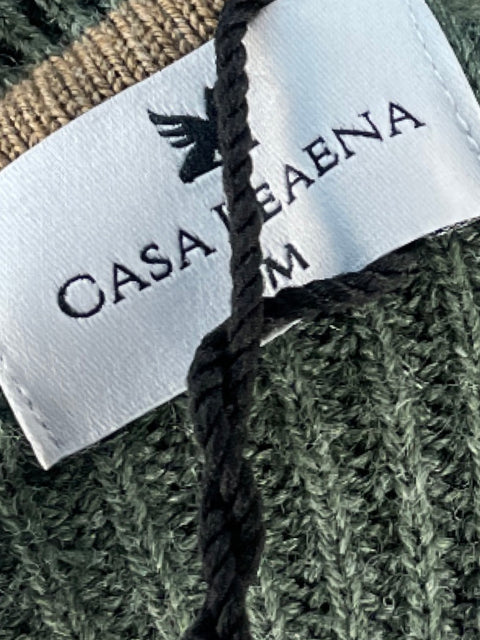 Cardigan Casa Leaena Líneas Verde - Talla M