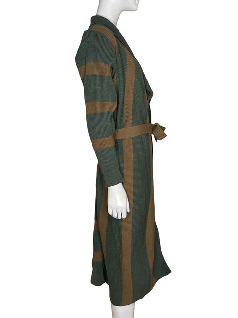 Cardigan Casa Leaena Líneas Verde - Talla M