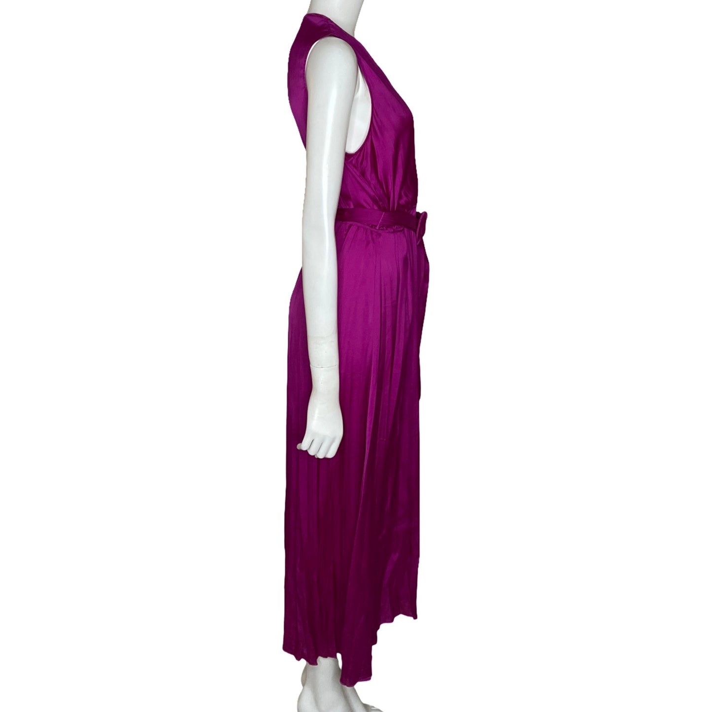 Vestido Tesoro TPS Plisado Morado-Talla U