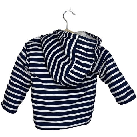 Abrigo Tesoro TPS Líneas Blanco - Talla 24M