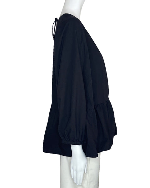 Blusa Asos Manga Puff Negro-Talla 14