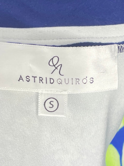 Set Astrid Quiroz Blusa+Shot Azul-Talla S