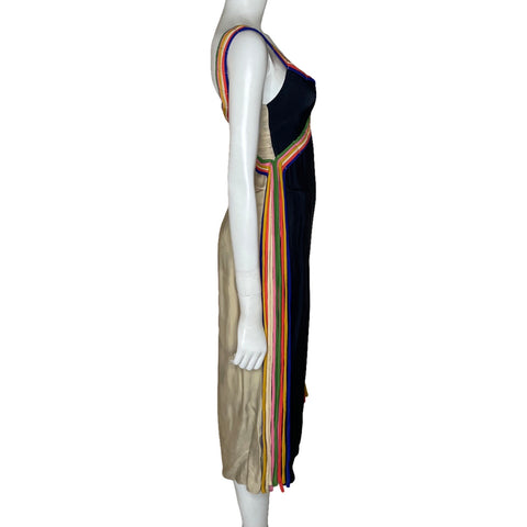 Vestido Farm Rio Midi Negro-Talla XS