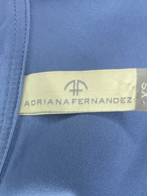 Set Adriana Fernandez Botones Cargo Celeste-Talla XS