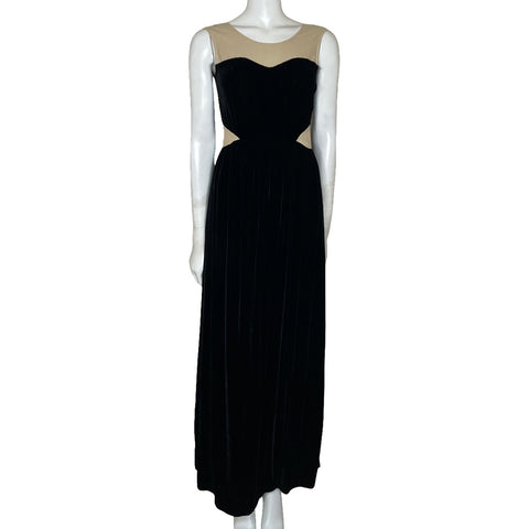 Vestido Hoss Intropia Velvet Negro-Talla 34