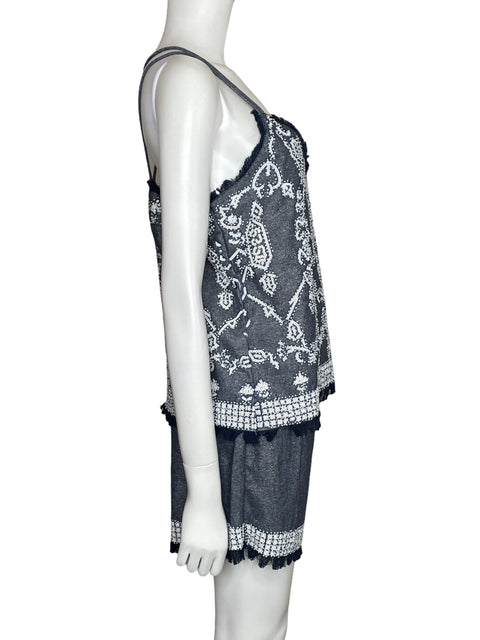 Set Endless Rose Denim & Lentejuela Azul-Talla L