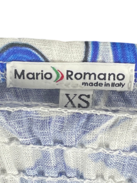 Vestido Mario Romano Tiras Blanco-Talla XS