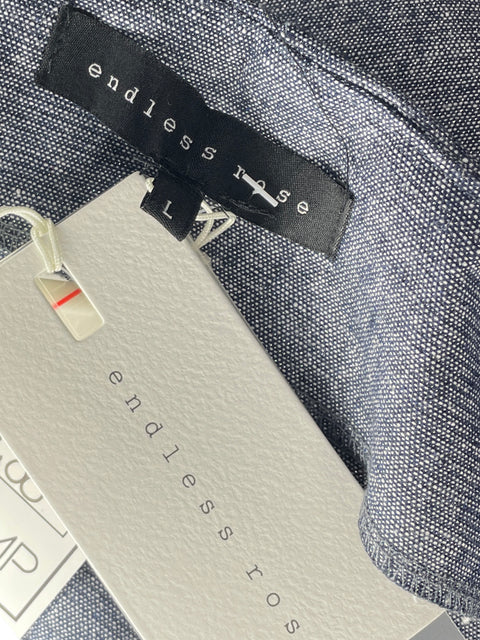 Set Endless Rose Denim & Lentejuela Azul-Talla L