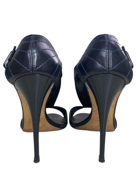 Calzado Giuseppe Zanotti Desing Correa Negro-Talla 38