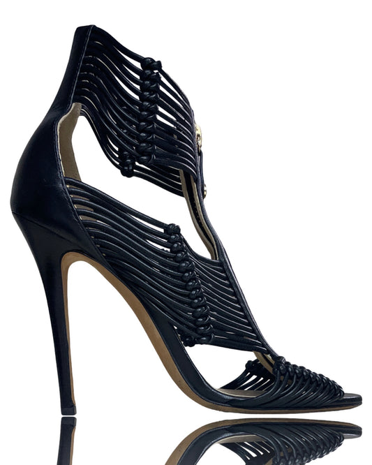 Calzado Jimmy Choo Cremallera Negro-Talla 38.5