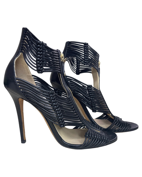 Calzado Jimmy Choo Cremallera Negro-Talla 38.5
