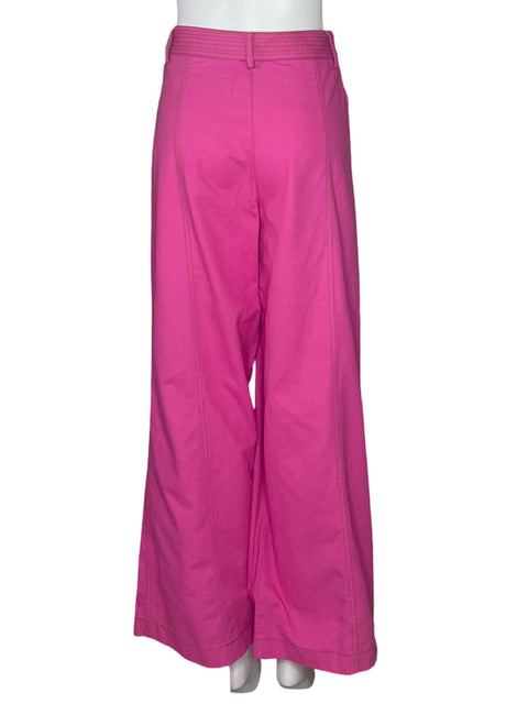 Pantalon Farm Rio Cinturon Wide Leg Rosado-Talla 26