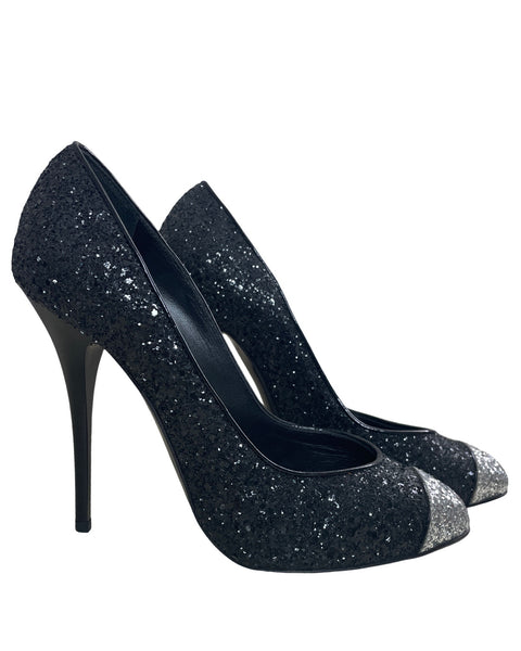 Calzado Giuseppe Zanotti Desing Brillo Negro-Talla 37.5