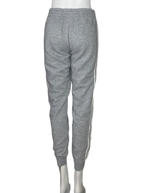 Pantalón Adidas Dos Rayas Gris-Talla S