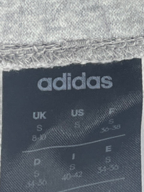 Pantalón Adidas Dos Rayas Gris-Talla S