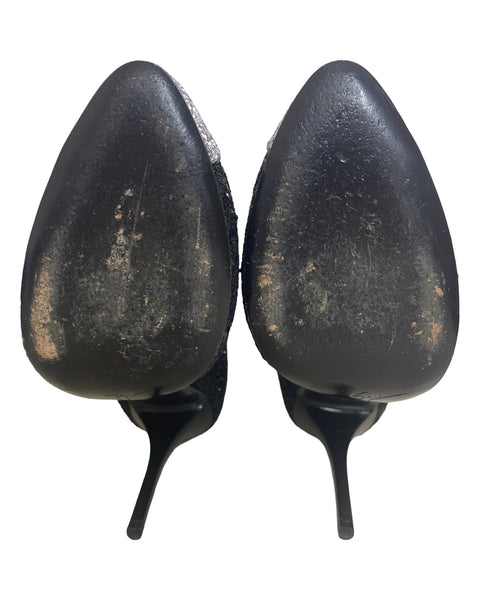 Calzado Giuseppe Zanotti Desing Brillo Negro-Talla 37.5