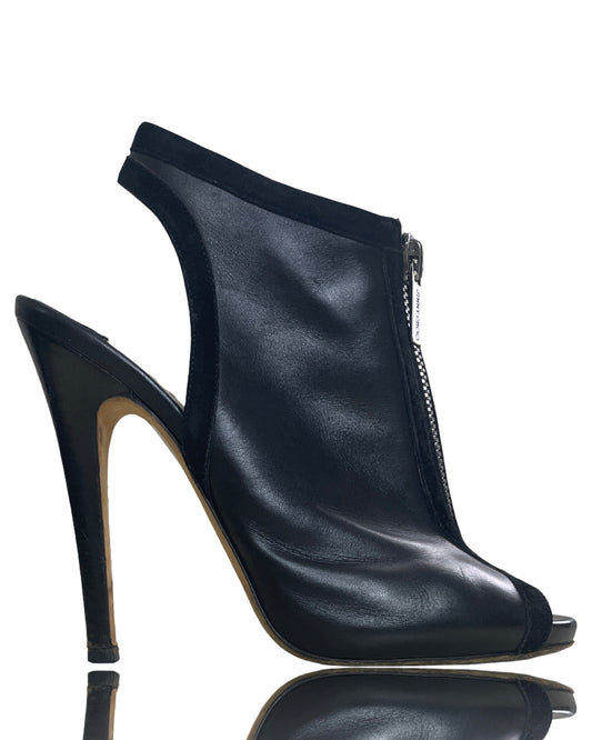 Calzado Jimmy Choo Botin Cremallera Negro-Talla 38.5