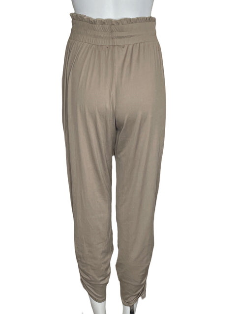 Pantalón Nux Paper Bag Marrón-Talla M