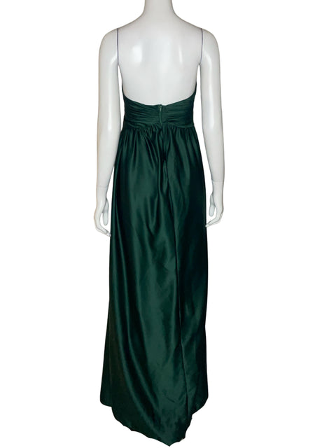 Vestido Tesoro TPS Strapless Cut Out Verde - Talla S