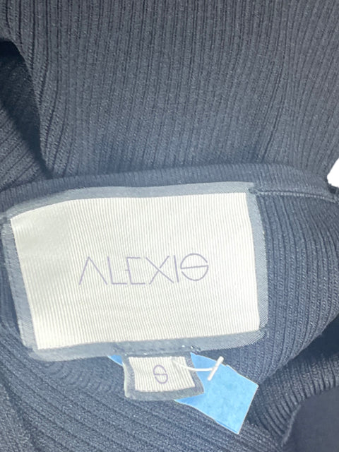 Vestido Alexis Acanalado Tiras Maxi Negro-Talla S