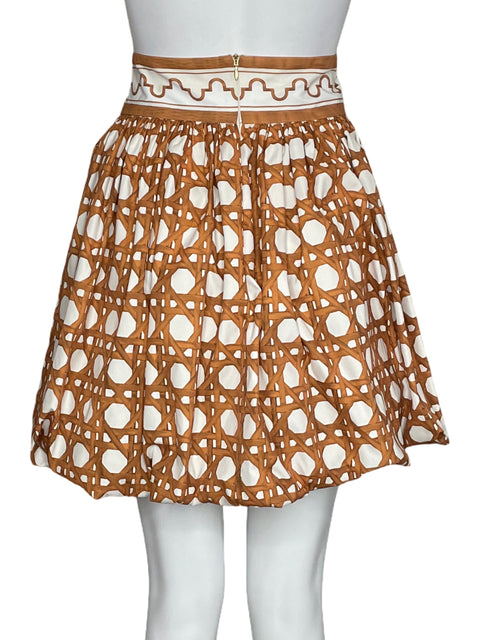 Falda Pamela Stevenson Puffy Blanco-Talla L