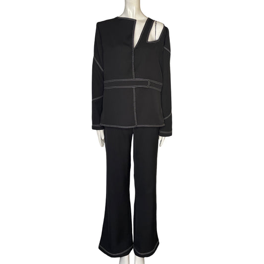 Set Maria Isabel Cepeda Camisa y Pantalón Negro - Talla 6