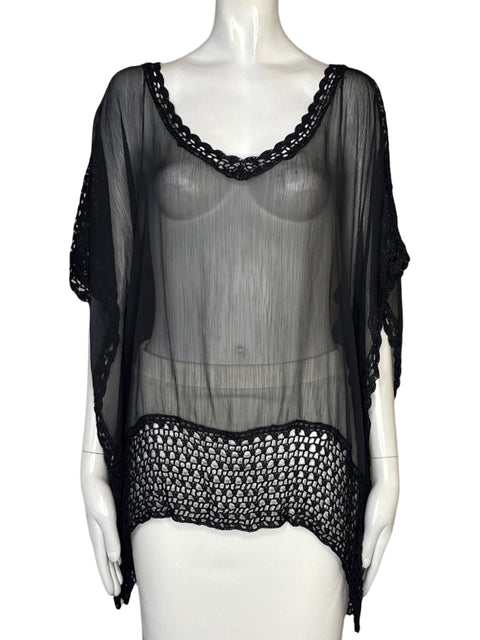 Blusa Do & Be Tejido Negro - Talla L