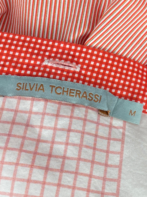 Camisa Silvia Tcherassi Patrones Blanco-Talla M