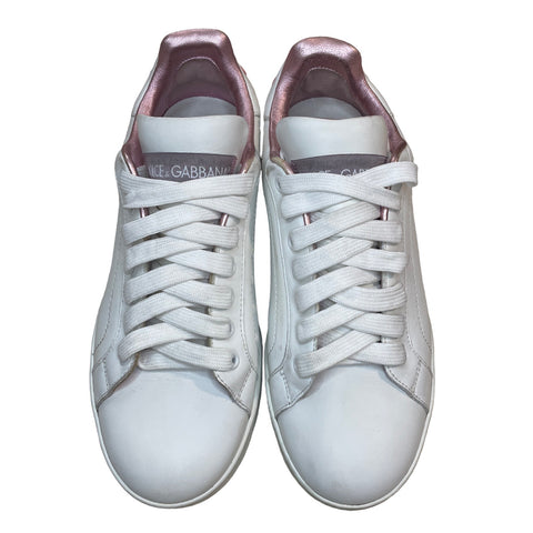 * Calzado Dolce & Gabbana Portofino Blanco-Talla 37.5