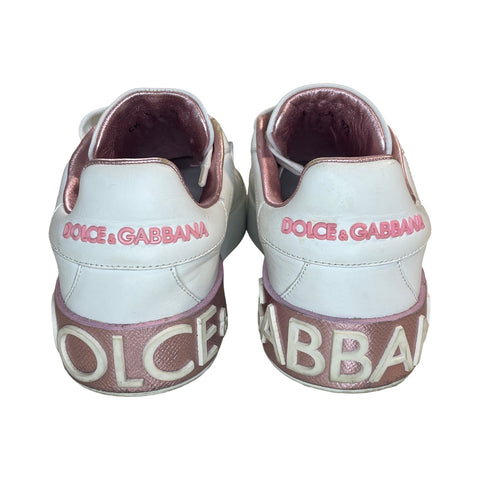 * Calzado Dolce & Gabbana Portofino Blanco-Talla 37.5