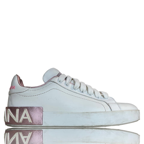 * Calzado Dolce & Gabbana Portofino Blanco-Talla 37.5