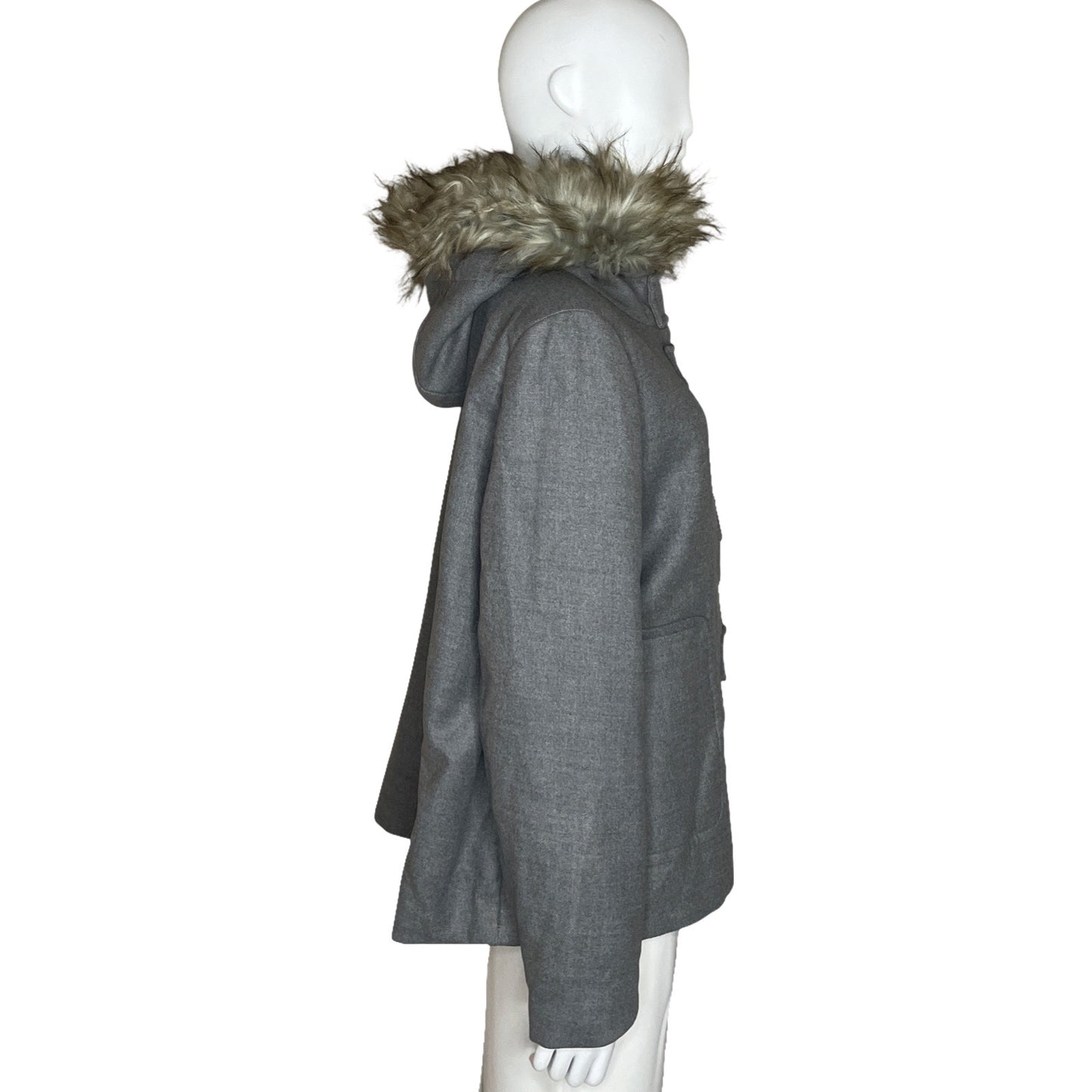 Chaqueta Zara Desmontable Gris-Talla XXL